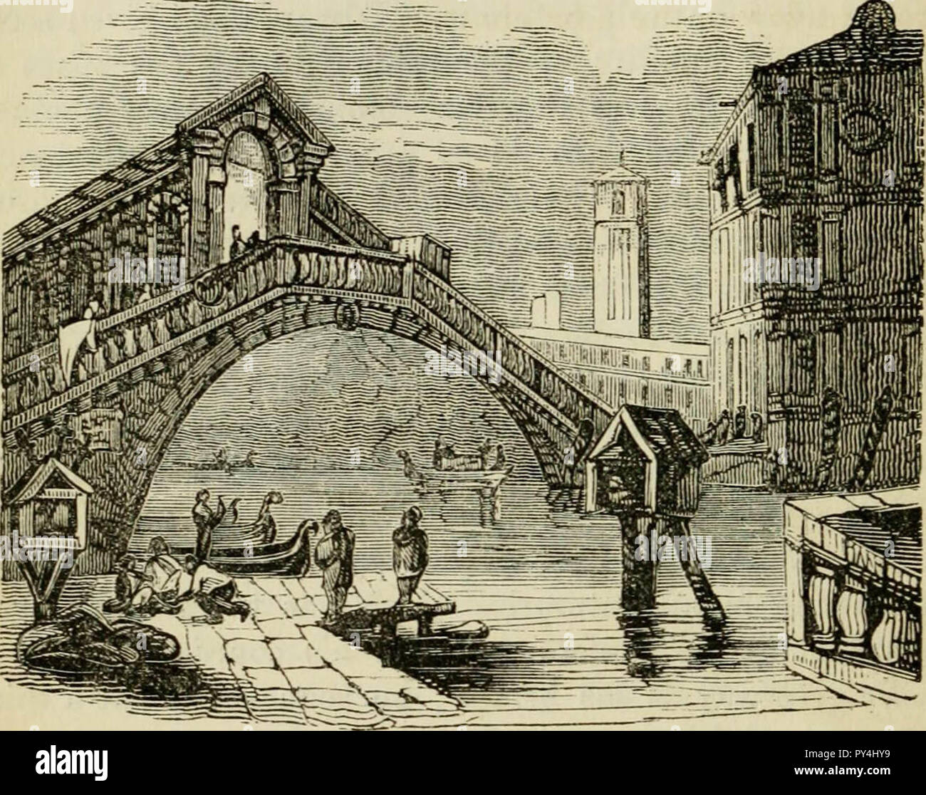"Les routes et chemins de fer, les véhicules et les modes de déplacement, d'ancien et de moderne pays ; avec des comptes de ponts, tunnels, et des canaux, dans diverses parties du monde ..' (1839) Banque D'Images