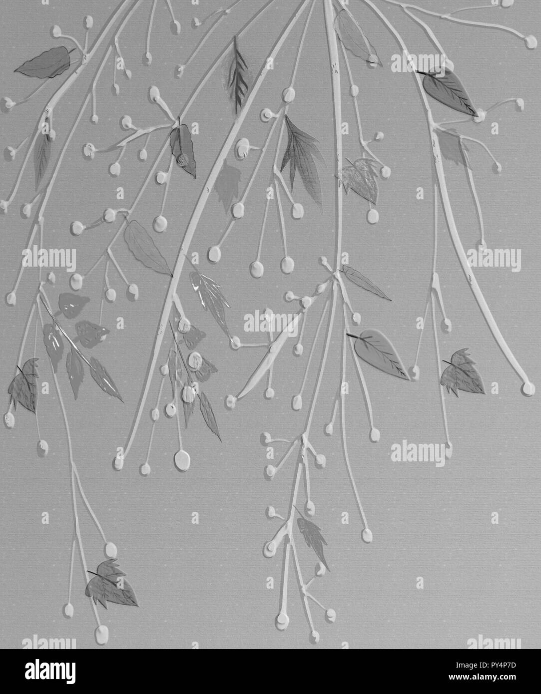 Peinture d'art d'automne . Thème de l'automne pour l'arrière-plan de conception : dessins, graphismes, les invitations Banque D'Images