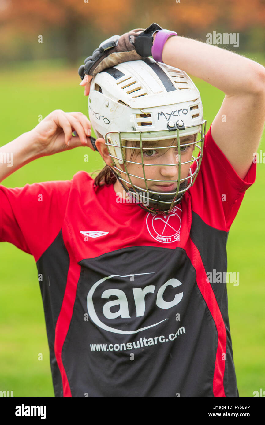 L'Ecosse le dimanche- Insight, Shinty Shinty Club-Rowan Cooper 11 Banque D'Images