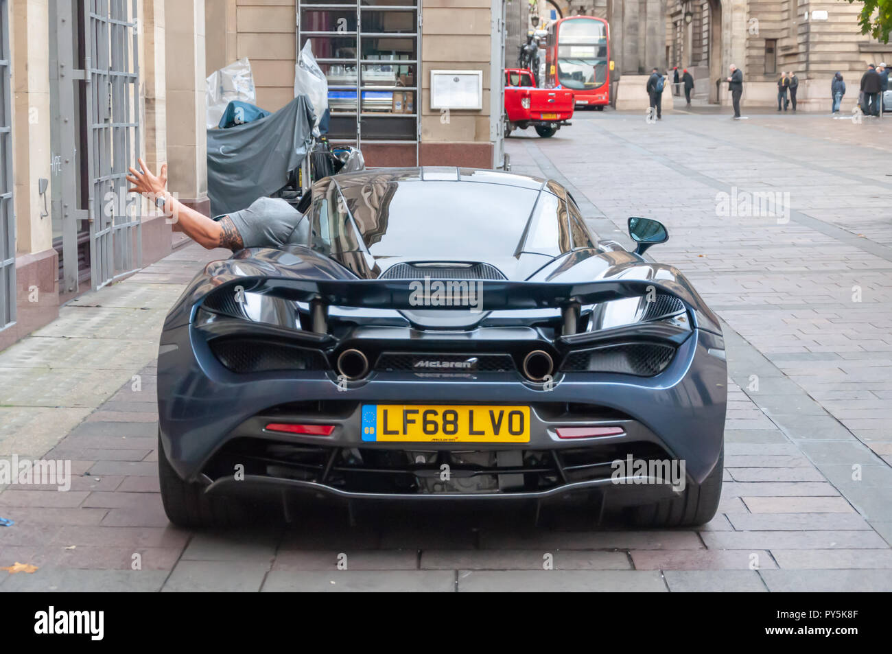 Glasgow Ecosse Royaume Uni 25 octobre 2018 Dans les rues