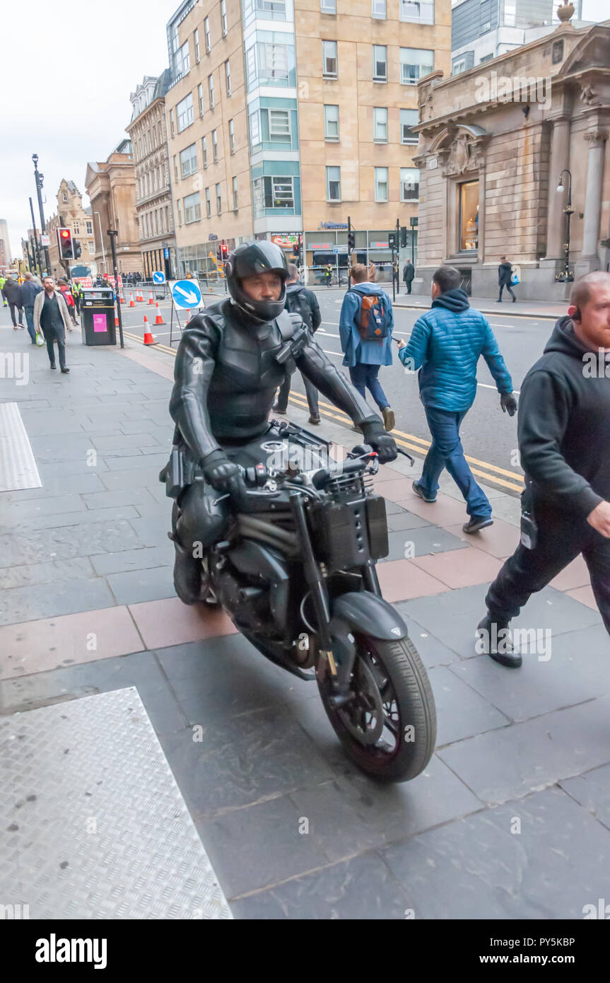 Glasgow Ecosse Royaume Uni 25 octobre 2018 Dans les rues