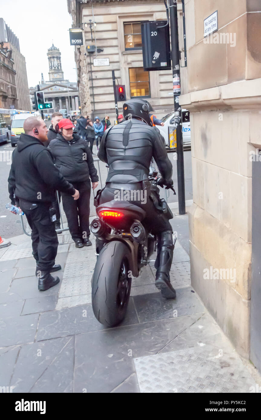 Glasgow Ecosse Royaume Uni 25 octobre 2018 Dans les rues