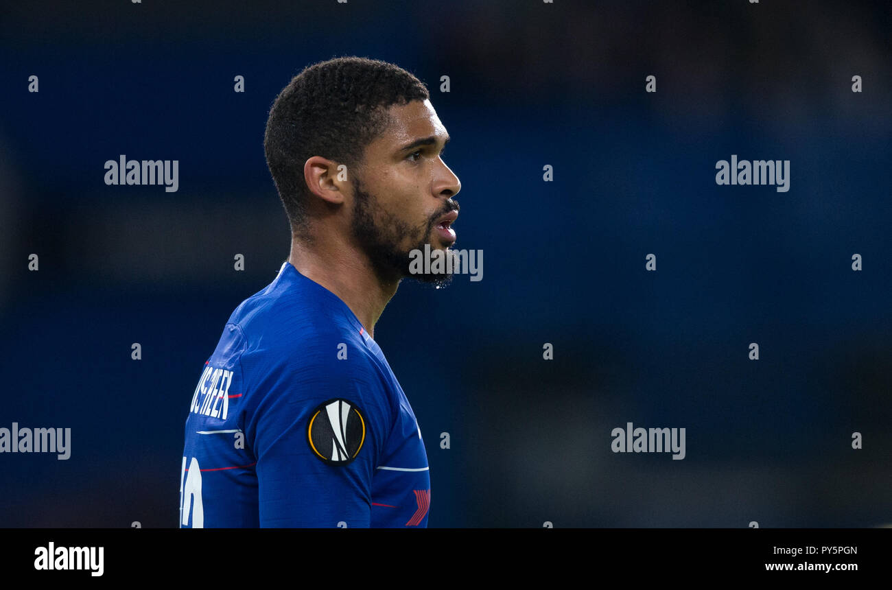 Londres, Royaume-Uni. 25 octobre, 2018. Ruben LOFTUS-joue de Chelsea au cours de l'UEFA Europa League match entre Chelsea et le FC BATE Borisov à Stamford Bridge, Londres, Angleterre le 25 octobre 2018. Photo par Andy Rowland. . (Photographie peut uniquement être utilisé pour les journaux et/ou magazines fins éditoriales. www.football-dataco.com) Crédit : Andrew Rowland/Alamy Live News Banque D'Images