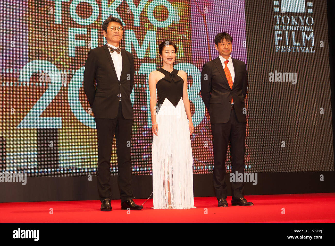 2018/10/25 Tokyo, le 31e Festival International du Film de Tokyo Tapis Rouge ouverture à Roppongi Hills. Une étoile est née, l'actrice Shinobu Terajima (photos par Michael Steinebach/AFLO) Banque D'Images