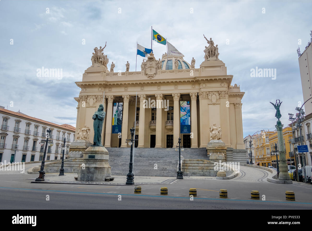 Tiradentes Palace - Assemblée législative de l'État de Rio de Janeiro - Rio de Janeiro, Brésil Banque D'Images