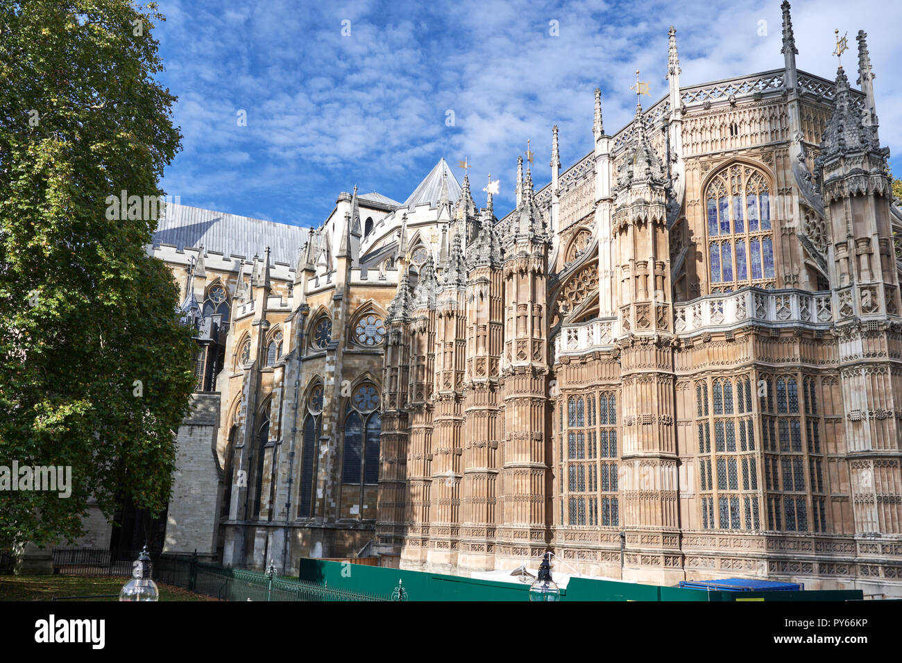 Fin de l'église de l'abbaye de Westminster, Londres, Angleterre. Banque D'Images