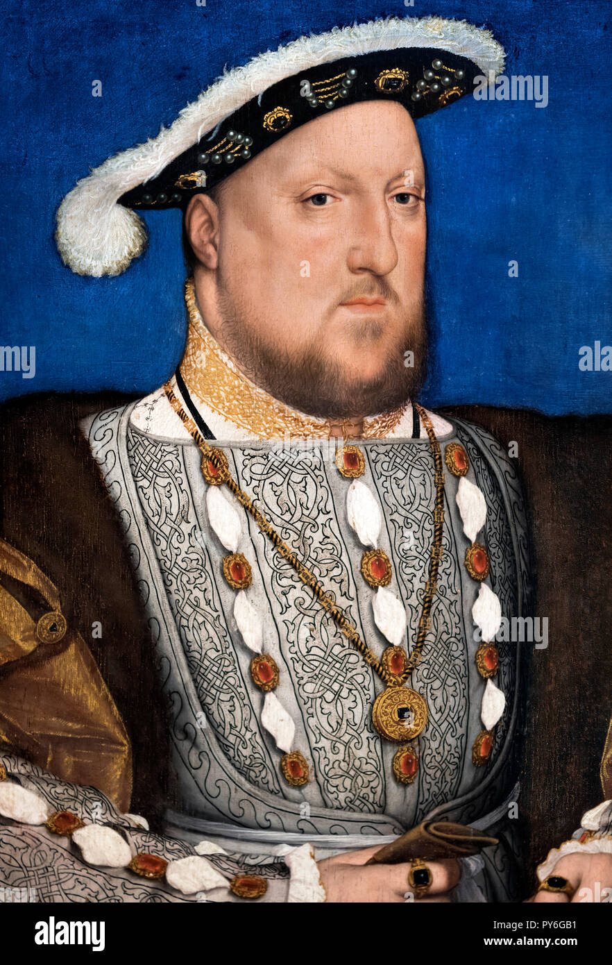 Le Roi Henry VIII par Hans Holbein le Jeune, c 1537 Banque D'Images