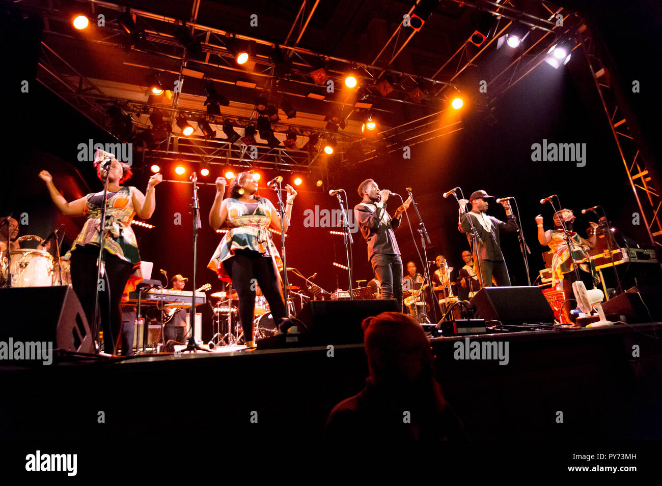 London African Gospel Choir, Paul Simon Graceland. Banque D'Images