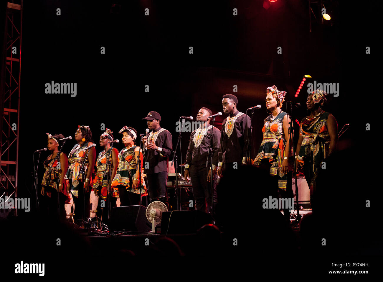 London African Gospel Choir, Paul Simon Graceland. Banque D'Images