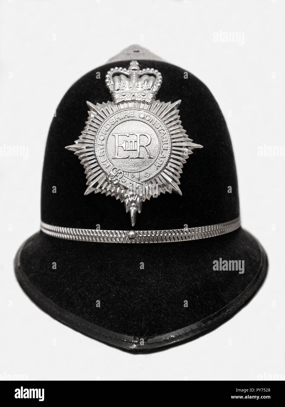 Hertfordshire constabulary casque police Banque D'Images