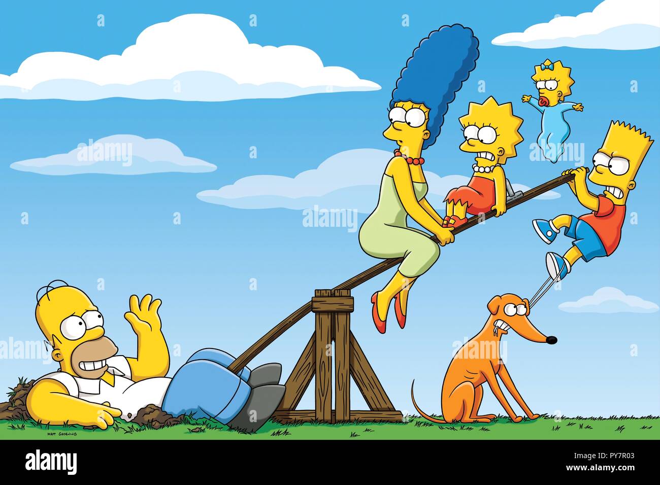 Titre original : The Simpsons. Titre en anglais : The Simpsons. Année : 1989. Credit : UNIVERSAL TV/20TH CENTURY FOX TV/KLASKY-SCUPO / Album Banque D'Images