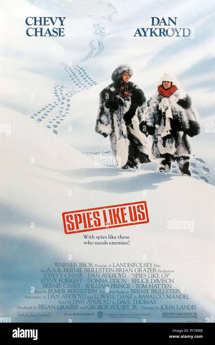 Titre original : SPIES LIKE US. Titre en anglais : SPIES LIKE US. Année : 1985. Réalisateur : John Landis. Credit : Warner Brothers / Album Banque D'Images