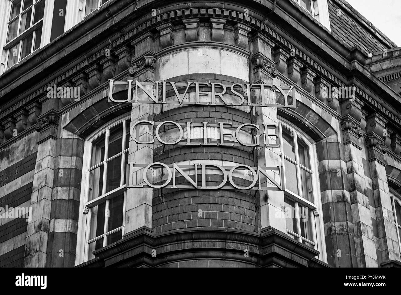 Le bâtiment cruciforme - UCL. Emplacement de l'Institut Wolfson pour la recherche biomédicale Banque D'Images