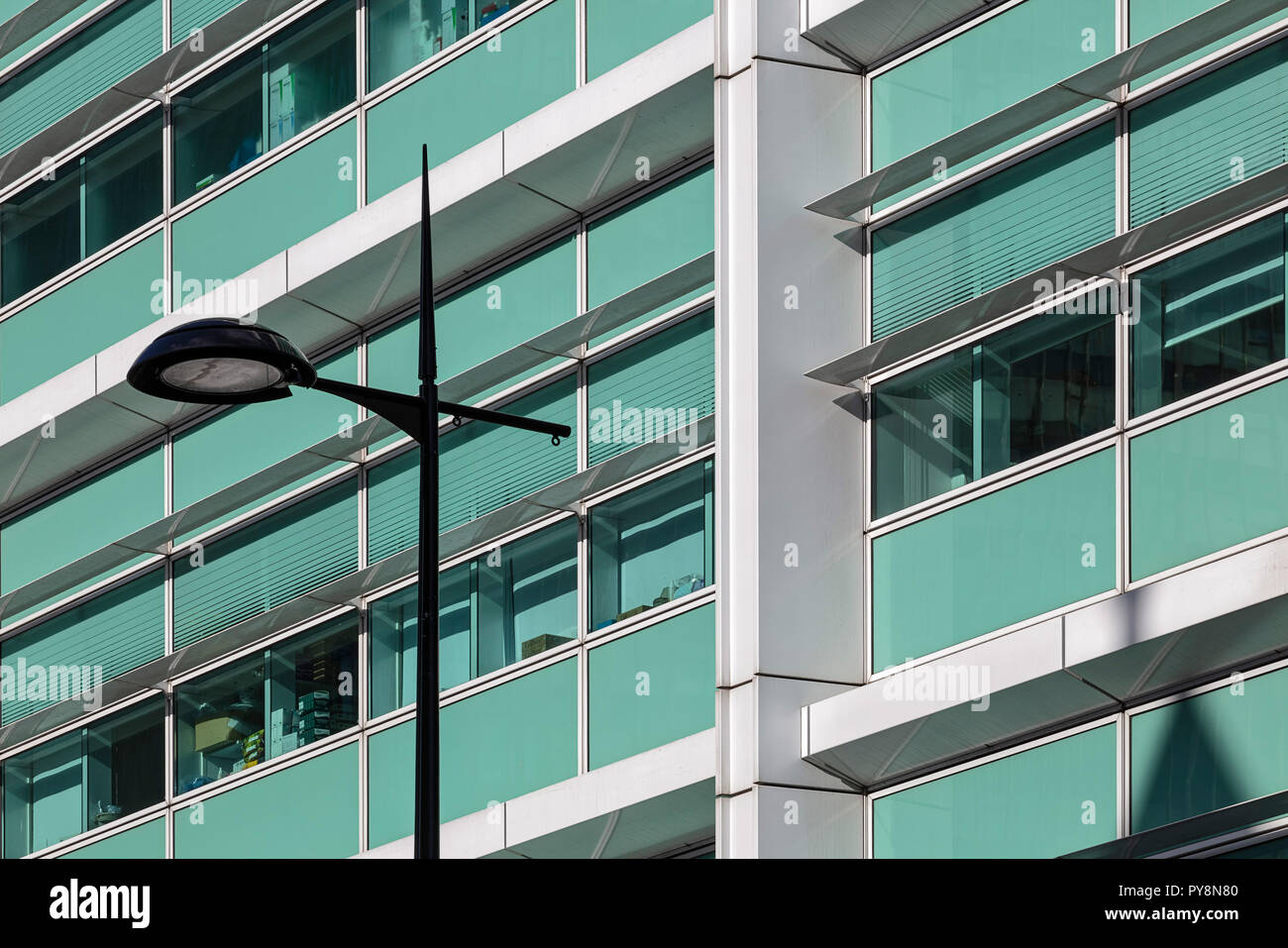 L'University College London Hospital à Euston Road, Londres. UCLH. Banque D'Images