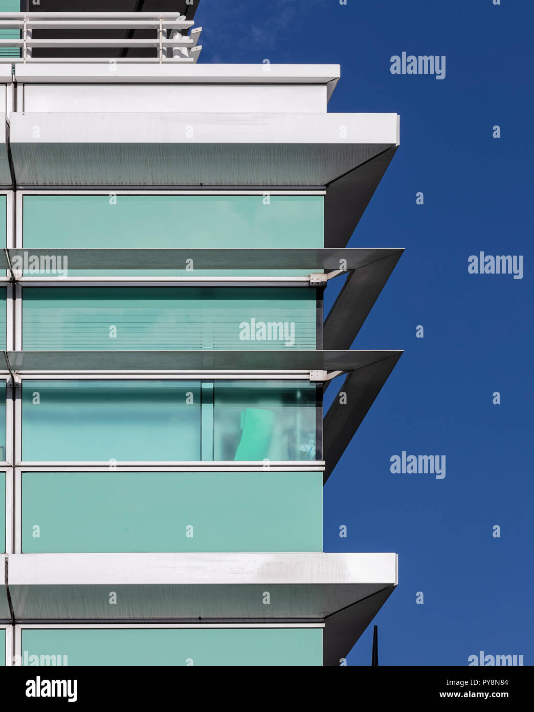 L'University College London Hospital à Euston Road, Londres. UCLH. Banque D'Images