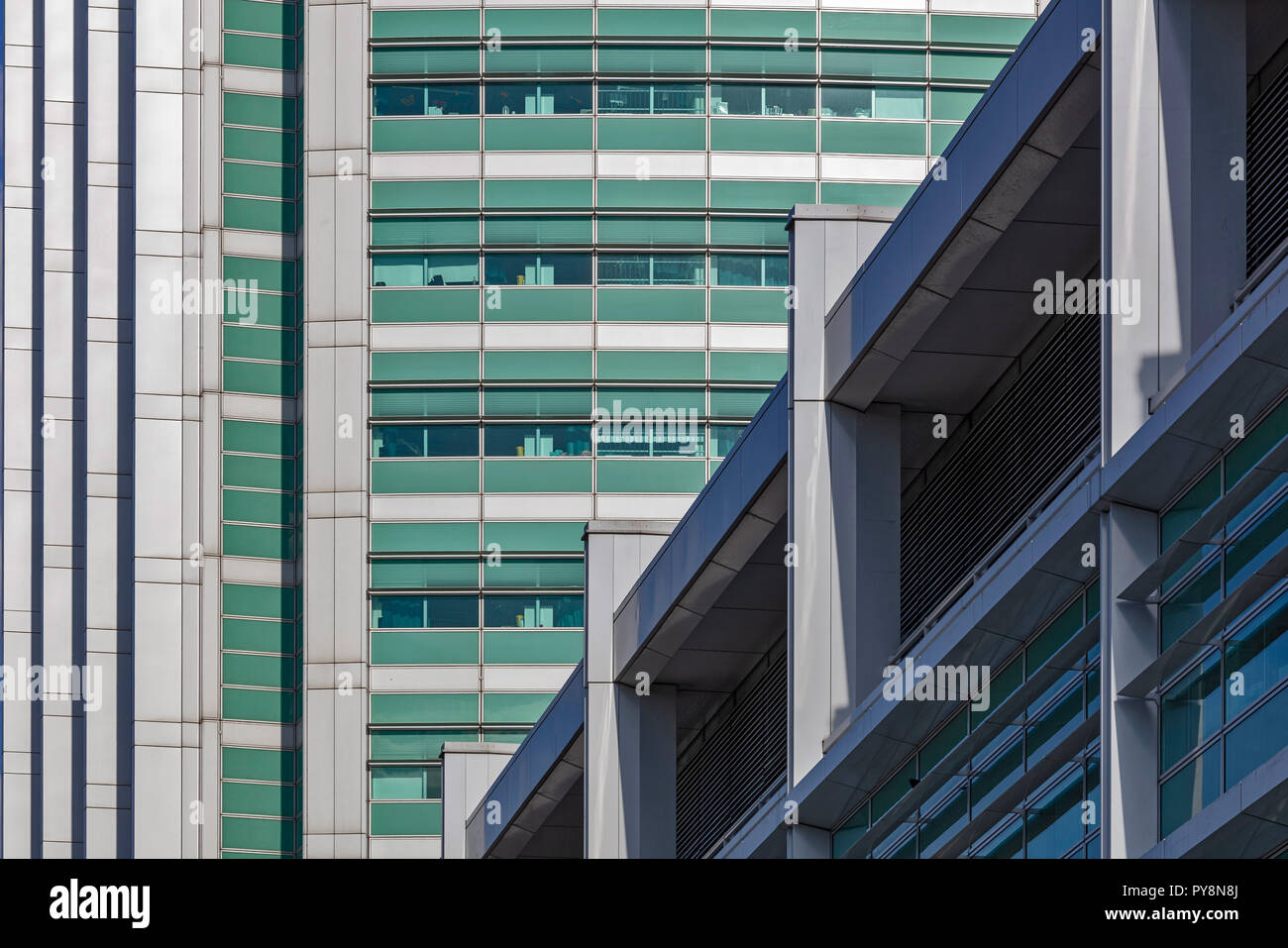 L'University College London Hospital à Euston Road, Londres. UCLH. Banque D'Images