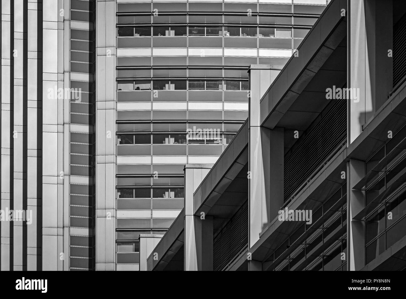 L'University College London Hospital à Euston Road, Londres. UCLH. Banque D'Images
