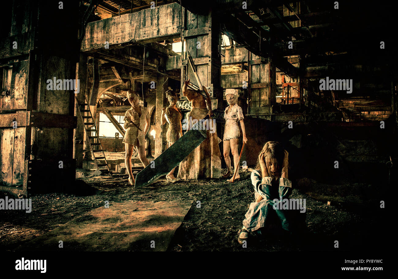Silent Hill Banque D'Images