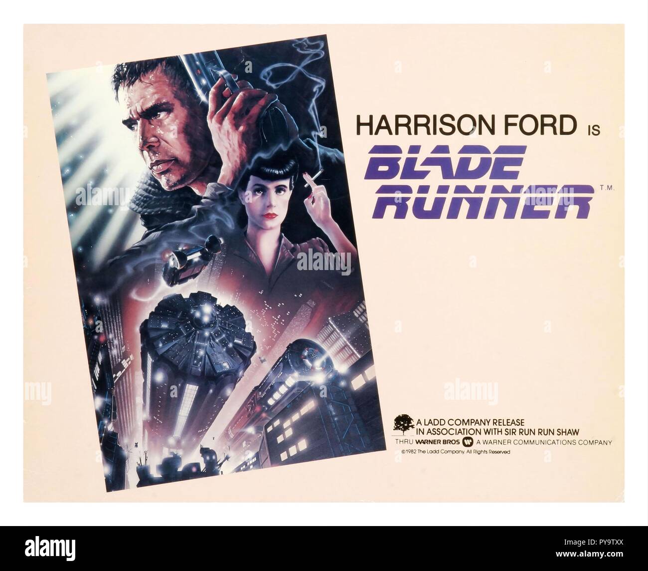 Titre original : Blade Runner. Titre en anglais : Blade Runner. Année : 1982. Réalisateur : Ridley Scott. Credit : Ladd Company/WARNER BROS / Album Banque D'Images