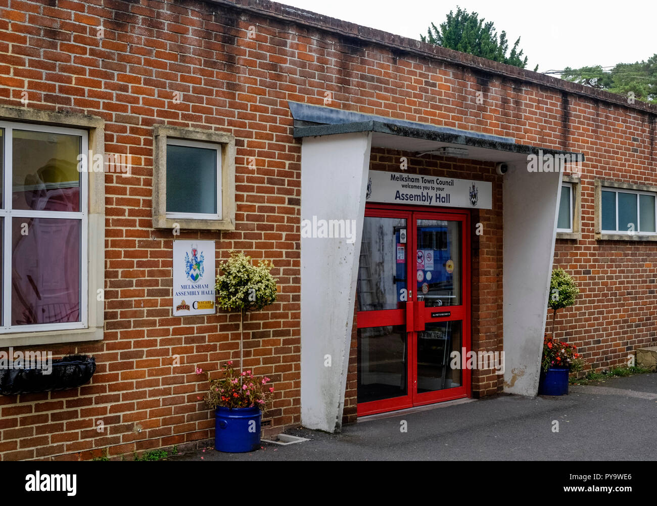 Melksham, une petite ville du Wiltshire, Angleterre Royaume-Uni Chambre de l'Assemblée Banque D'Images
