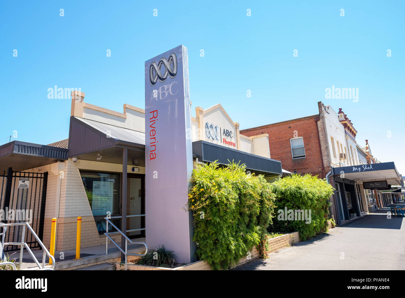 ABC media actualités présence à Wagga Wagga, New South Wales, Australie Banque D'Images