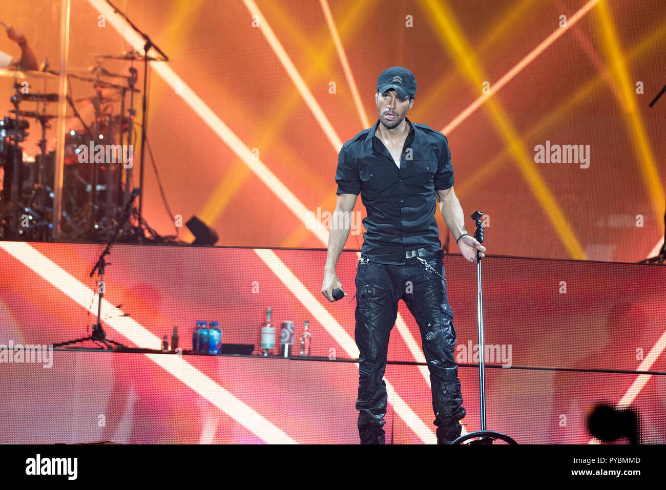Manchester, UK. 26 octobre 2018. Enrique Iglesias fonctionne à la Manchester Arena sur le UK jambe de son 'live' de tous les résultats de la tour, Manchester 26/10/2018 Credit : Gary Mather/Alamy Live News Banque D'Images