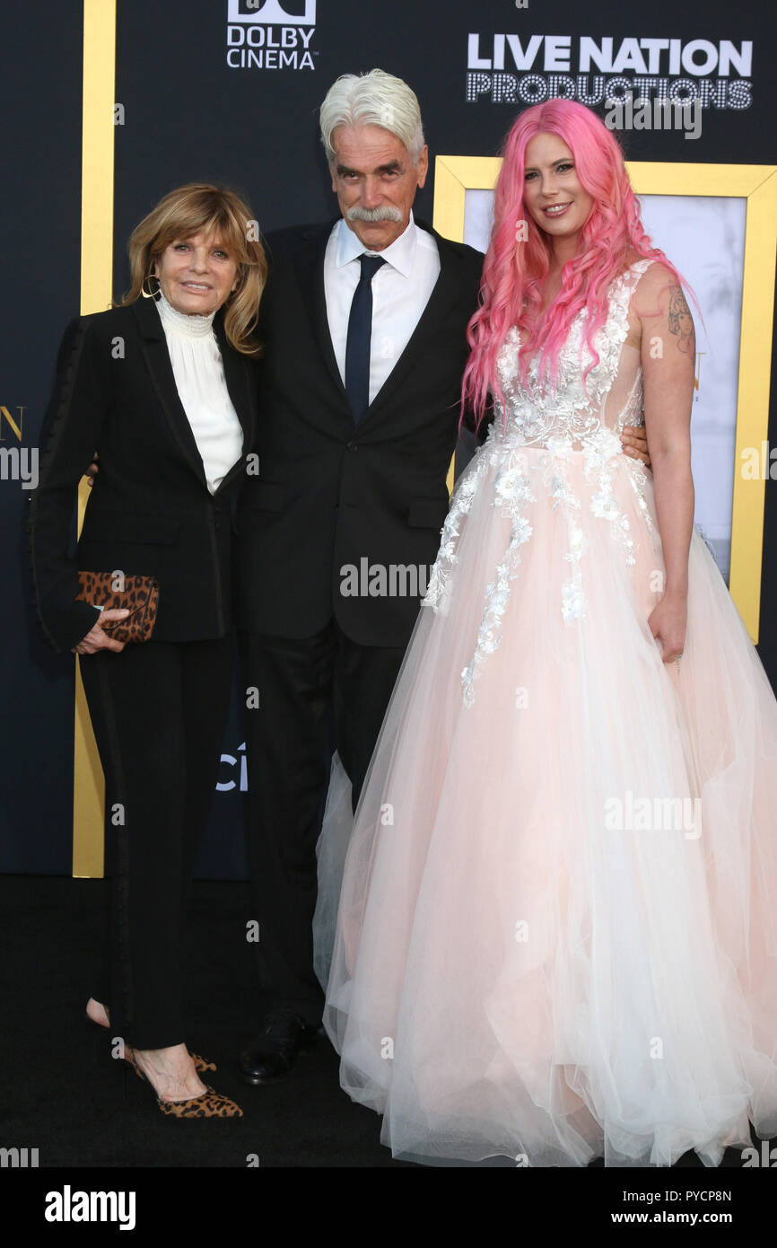 Une étoile est née le première à Los Angeles, United States avec : Katharine Ross, Sam Elliott Elliott Cleo Rose Où : Los Angeles, California, United States Quand : 25 Sep 2018 Credit : Nicky Nelson/WENN.com Banque D'Images