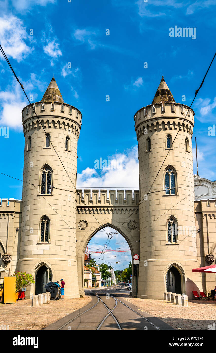 Nauener Tor, une porte de la ville historique de Potsdam - Berlin, Allemagne Banque D'Images