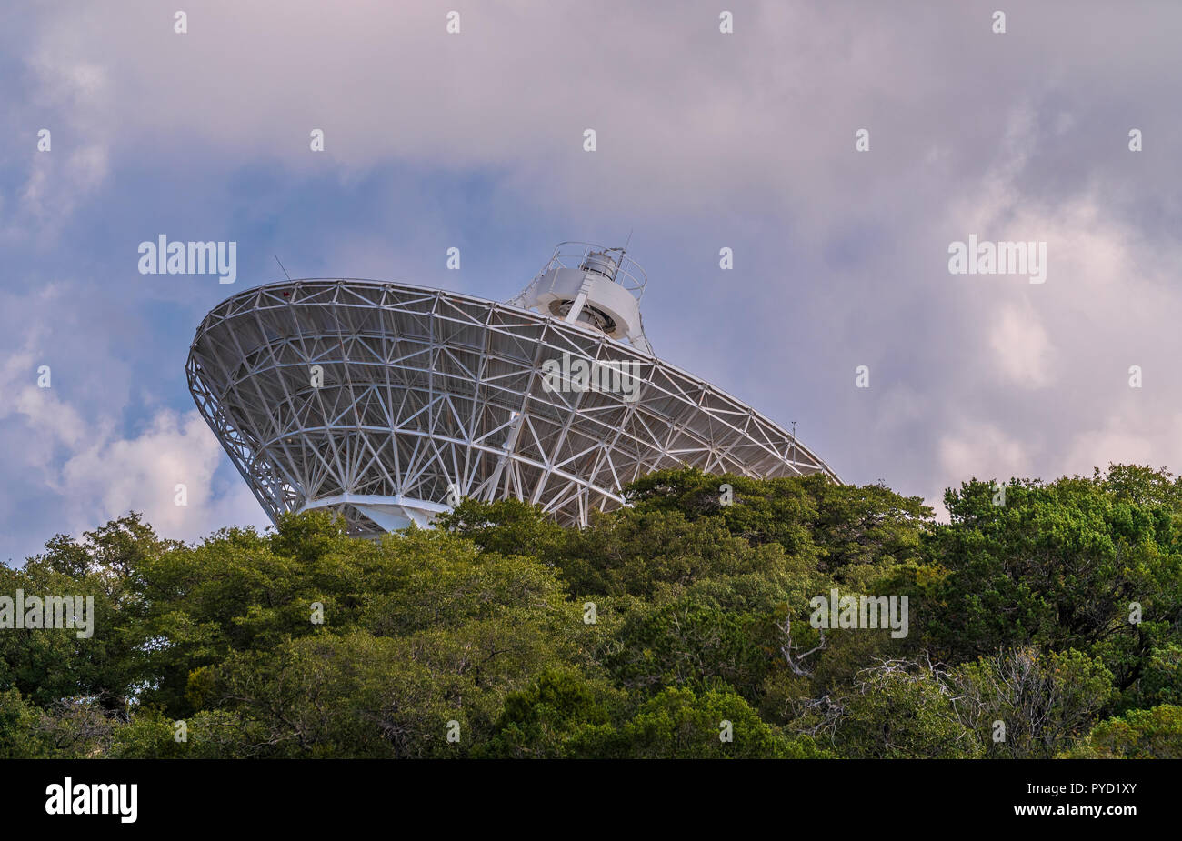 Le radiotélescope de l'Observatoire de Kitt Peak Banque D'Images