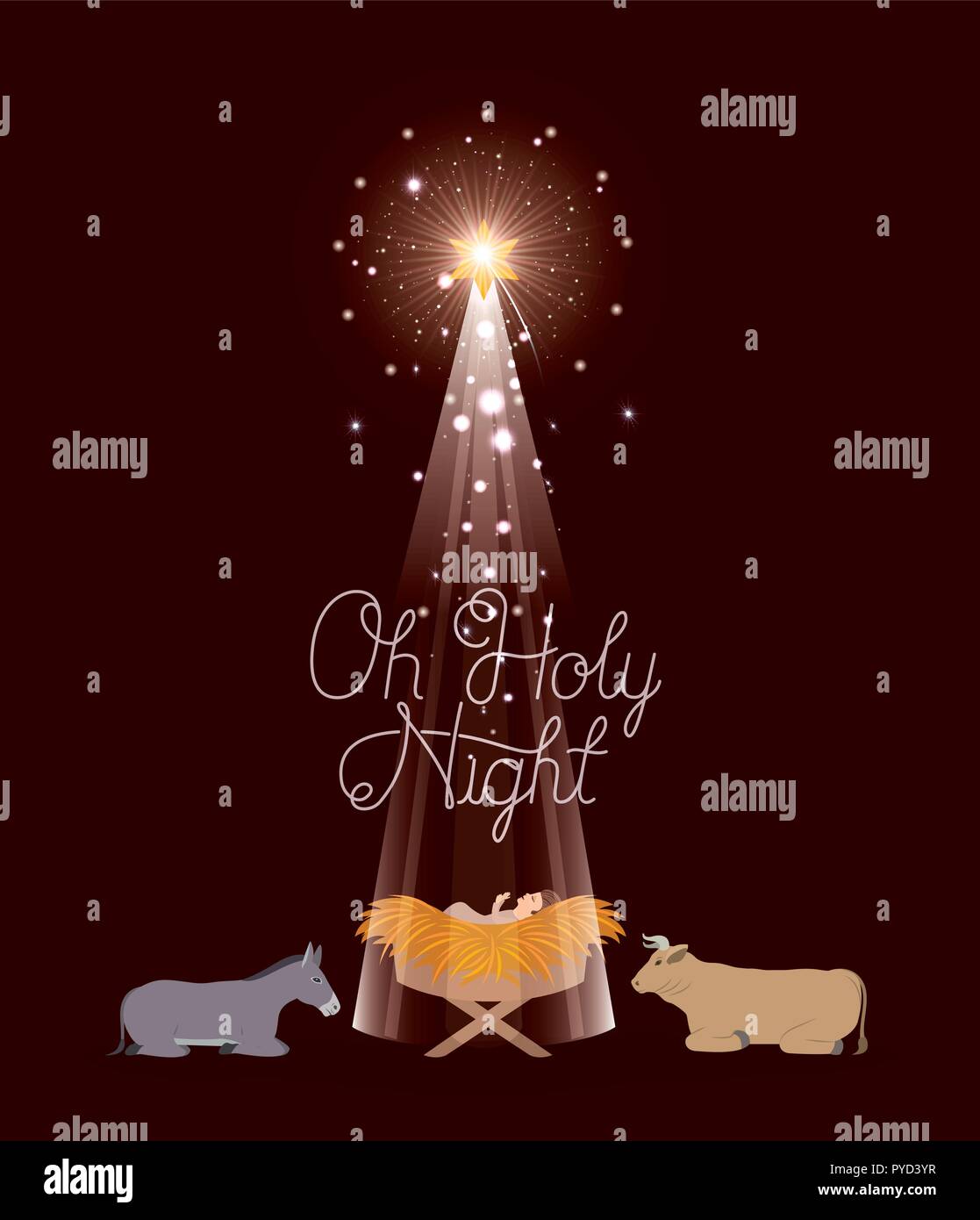 Joyeux Noel Carte Avec Jesus Bebe Et Les Animaux Image Vectorielle Stock Alamy Joyeux Noel Carte Avec Jesus Bebe Et Les Animaux Image Vectorielle Stock Alamy