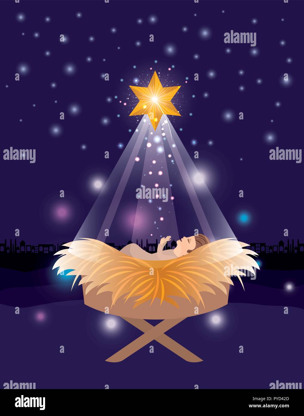Joyeux Noel Carte Avec Jesus Bebe Image Vectorielle Stock Alamy Joyeux Noel Carte Avec Jesus Bebe Image Vectorielle Stock Alamy