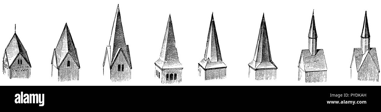 Les toits, casque Banque D'Images