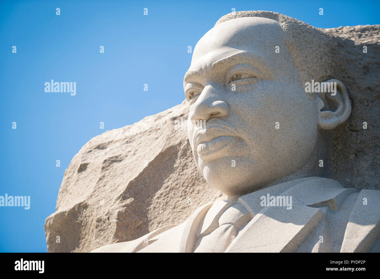 WASHINGTON DC - 27 août 2018 : le mémorial Martin Luther King Jr donne sous un ciel clair Banque D'Images
