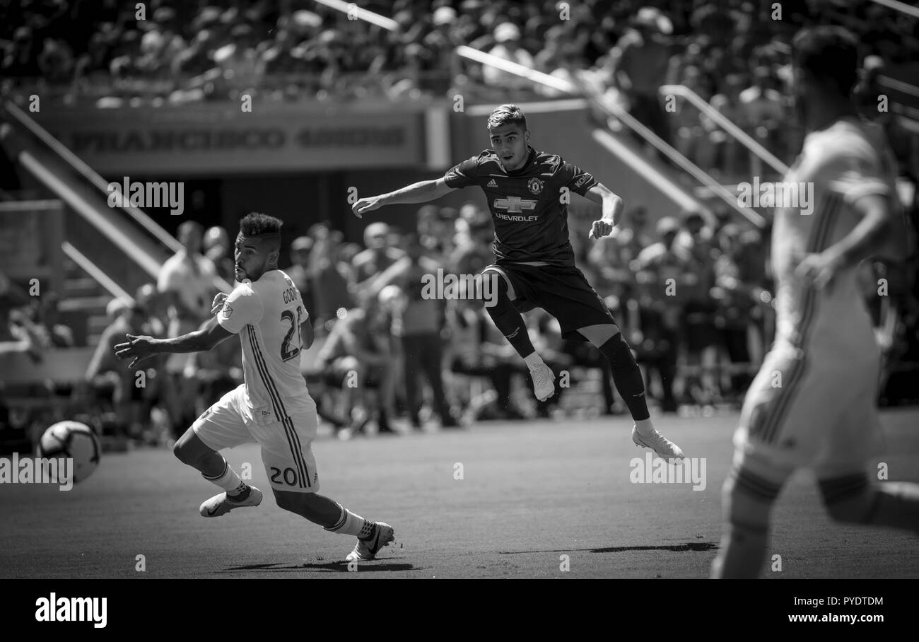 Andres Periera ont avec la grève Banque D'Images