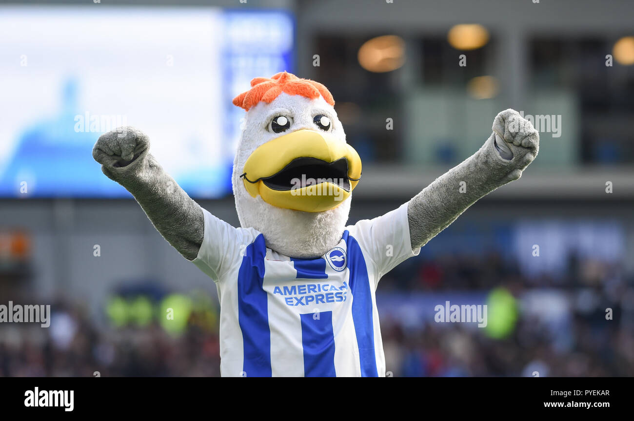 Gully pendant le match de premier League entre Brighton et Hove Albion et Wolverhampton Wanderers au American Express Community Stadium . 27 Oct 2018 photo Simon Dack / images téléphoto usage éditorial seulement. Pas de merchandising. Pour Football images, les restrictions FA et premier League s'appliquent inc. aucune utilisation d'Internet/mobile sans licence FAPL - pour plus de détails, contactez Football Dataco Banque D'Images