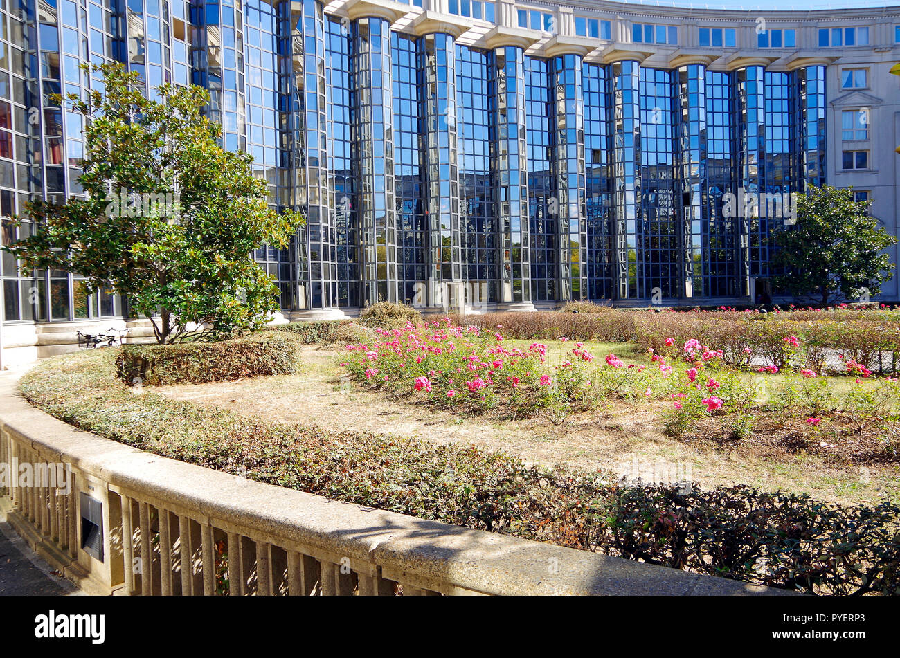 Les Echelles du Baroque, un grand complexe d'autorité locale Paris, en post-moderne avec un style néo-baroque massive et caractéristiques classiques, Banque D'Images