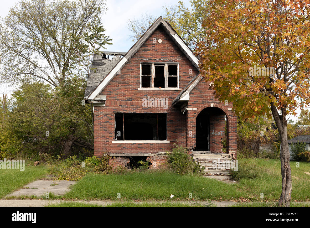 Centre-ville de Detroit, Michigan USA, par James D Coppinger/Dembinsky Assoc Photo Banque D'Images