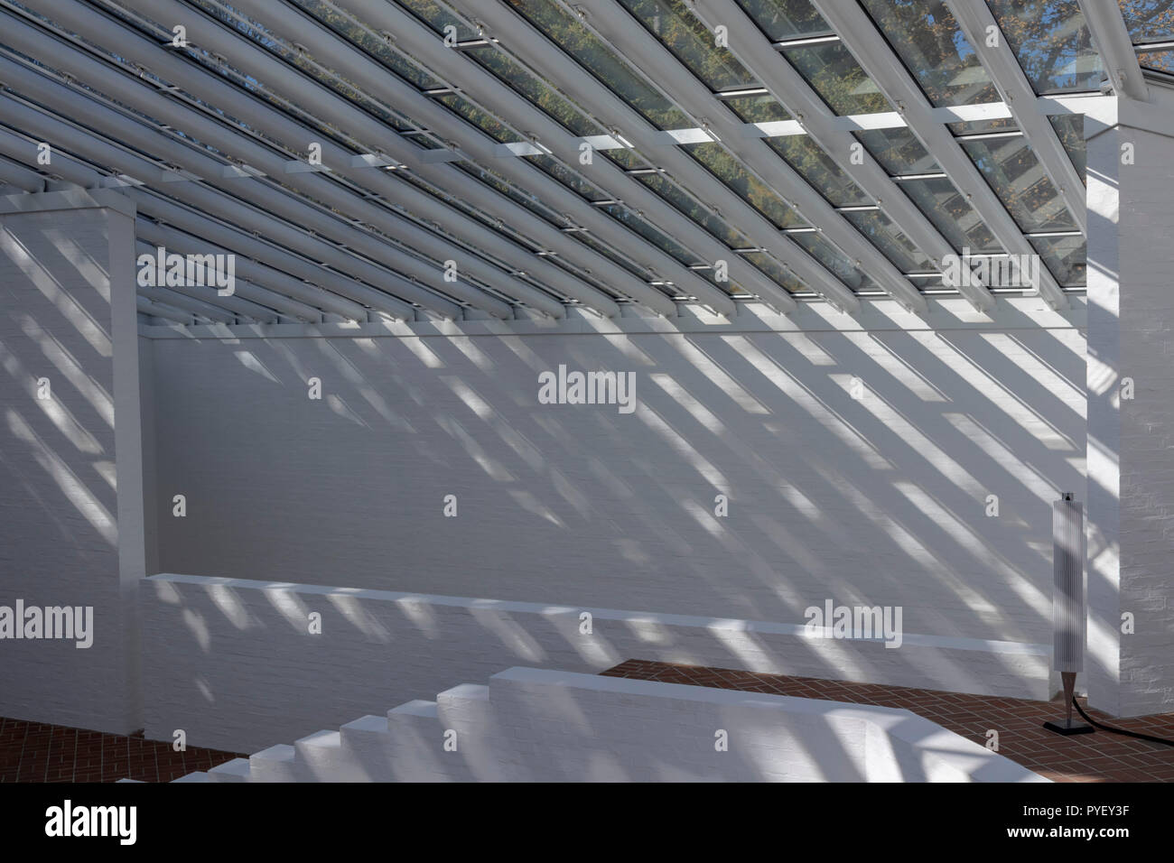 La galerie de sculptures, partie de Philip Johnson Glass House Museum, construit en 1970, New Canaan, CT, USA Banque D'Images