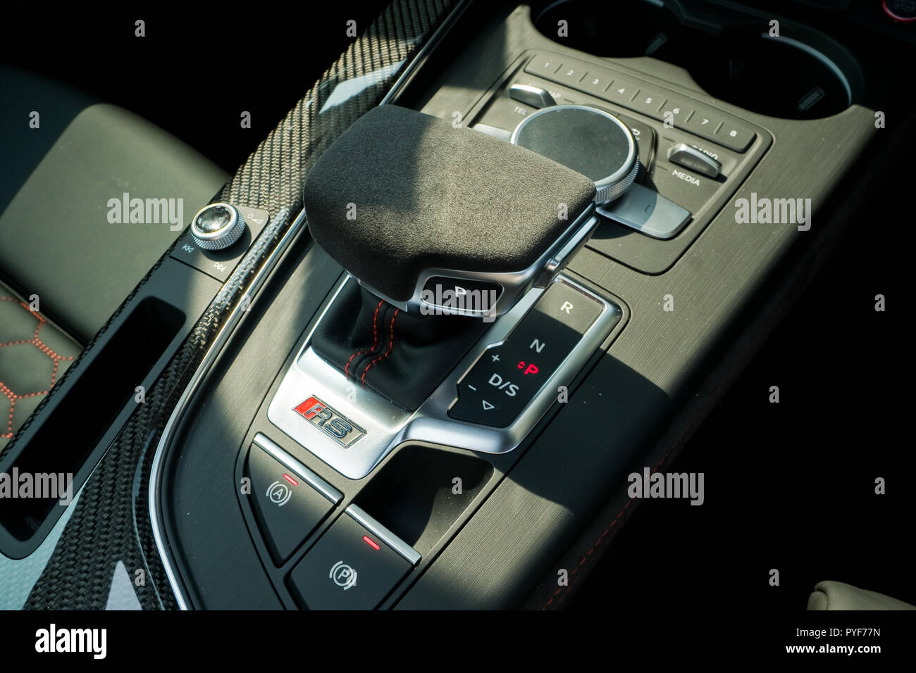 Hong Kong, Chine 2 mars, 2018 : Audi RS5 Boîte de vitesses 2018 2 mars 2018 à Hong Kong. Banque D'Images