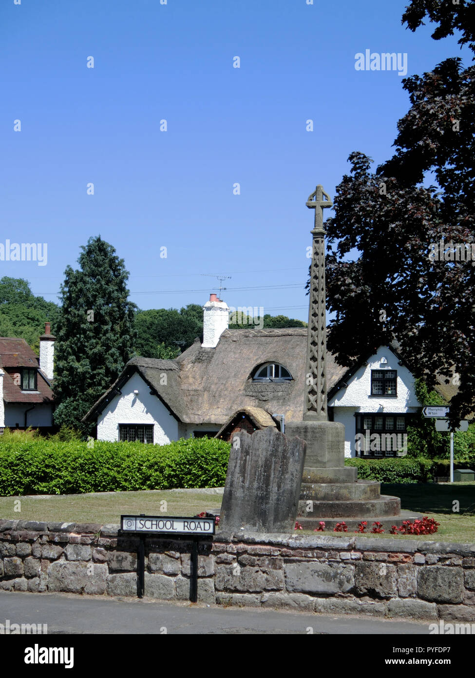 Trysull Village, South Staffordshire, Angleterre, Royaume-Uni en Juin Banque D'Images