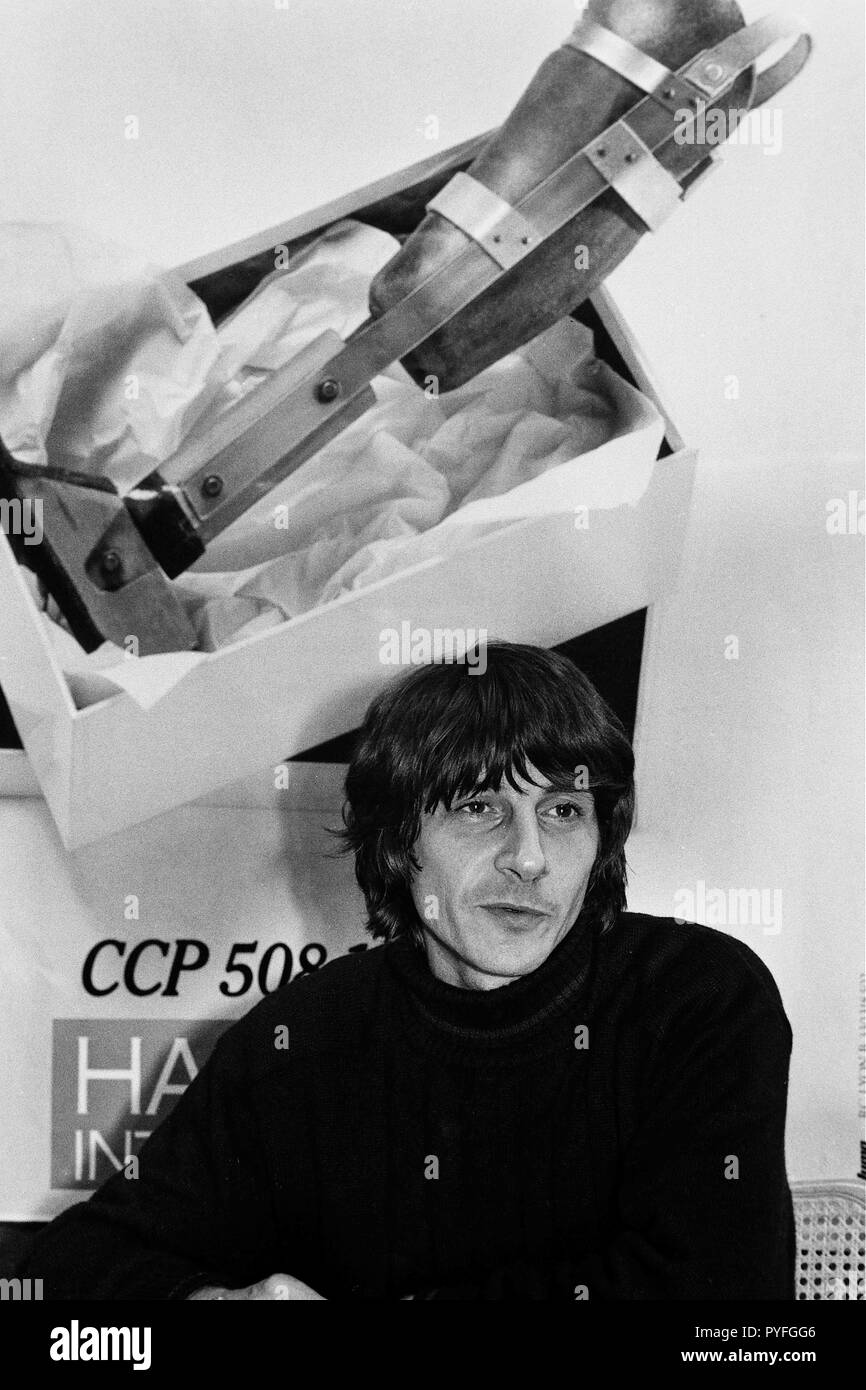 Archives 80 : Xavier Lemire, l'ONG Handicap International, Lyon, France Banque D'Images