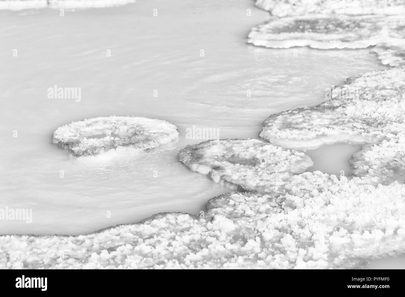 Dans l'Afrique de l'Éthiopie de danakil dépression volcanique de dallol Banque D'Images