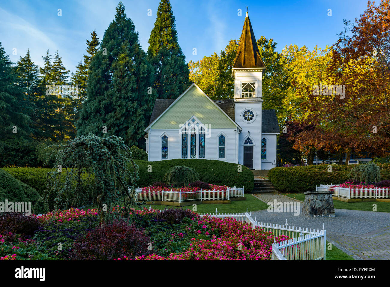 Chapelle, Minoru Minoru Park, Richmond, British Columbia, Canada Banque D'Images