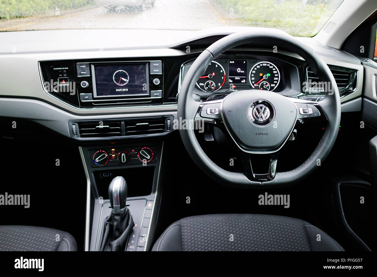 Hong Kong, Chine, 23 juillet 2018 : Volkswagen Polo 2018 23 juillet 2018 de  l'Intérieur à Hong Kong Photo Stock - Alamy