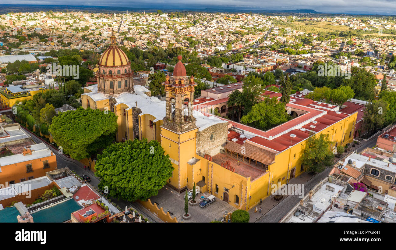 Église de l'Immaculée Conception ou Templo de la Purísima Concepción, San Miguel de Allende, Mexique Banque D'Images
