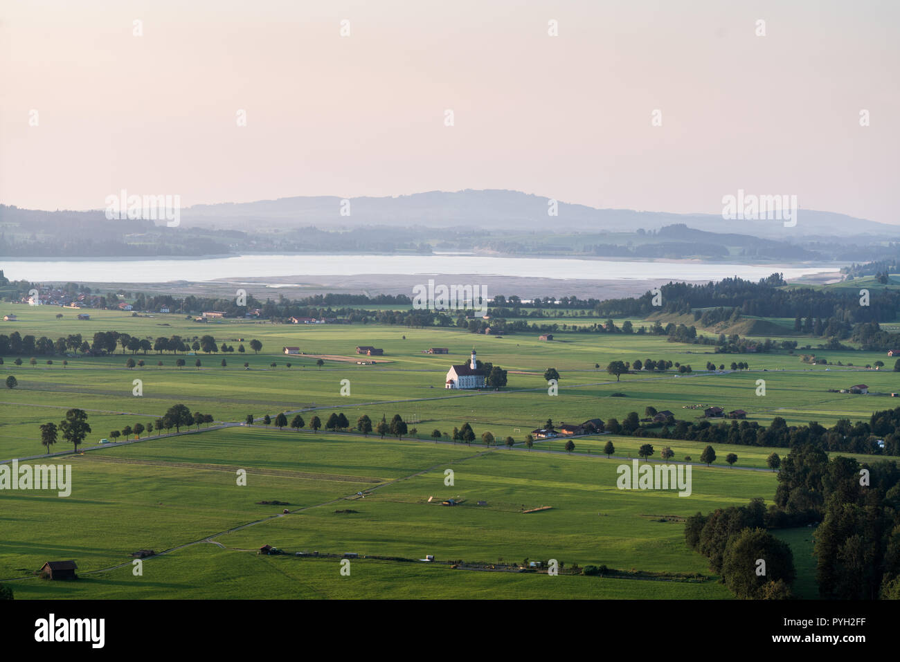 Église Saint Coloman, Allemagne, Europe. Banque D'Images
