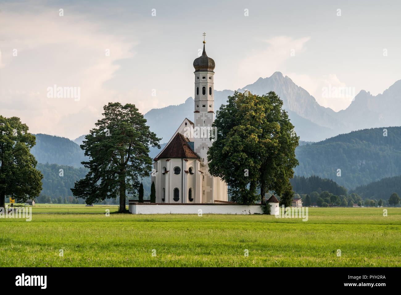 Église Saint Coloman, Allemagne, Europe. Banque D'Images