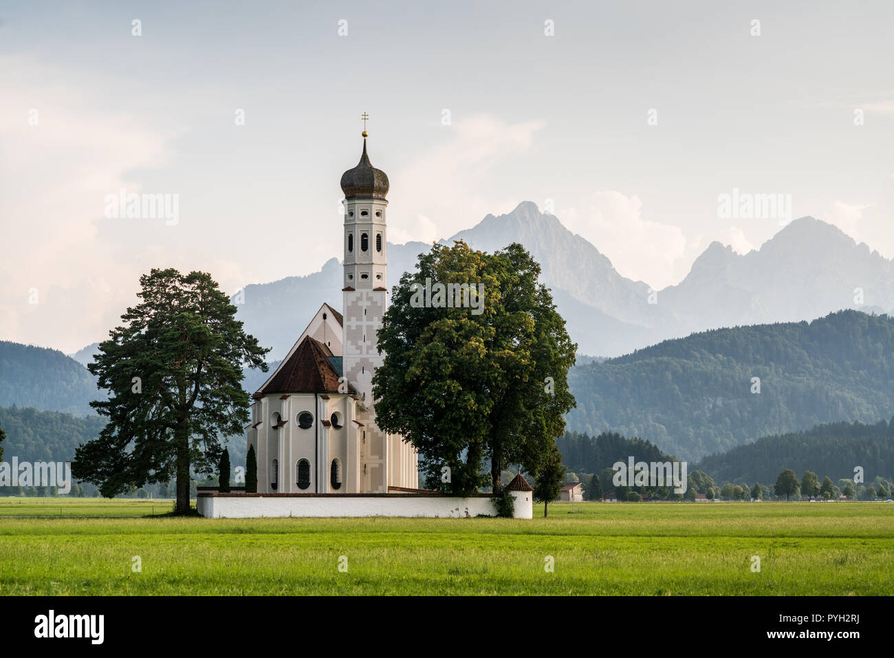 Église Saint Coloman, Allemagne, Europe. Banque D'Images