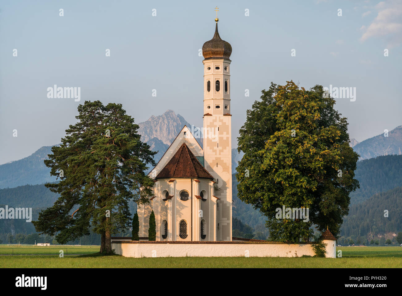 Église Saint Coloman, Allemagne, Europe. Banque D'Images