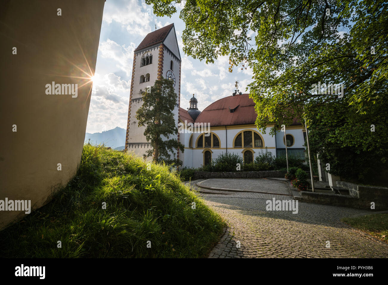 Monastère bénédictin de Saint Mang, Fussen, Bavière, Allemagne, Europe. Banque D'Images